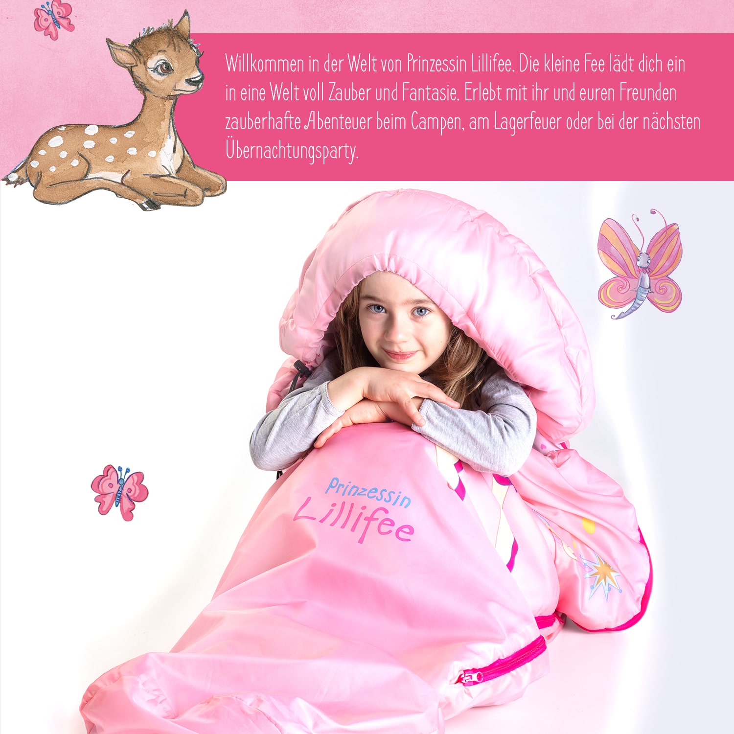 Skandika Prinzessin Lillifee Kinderslaapzak