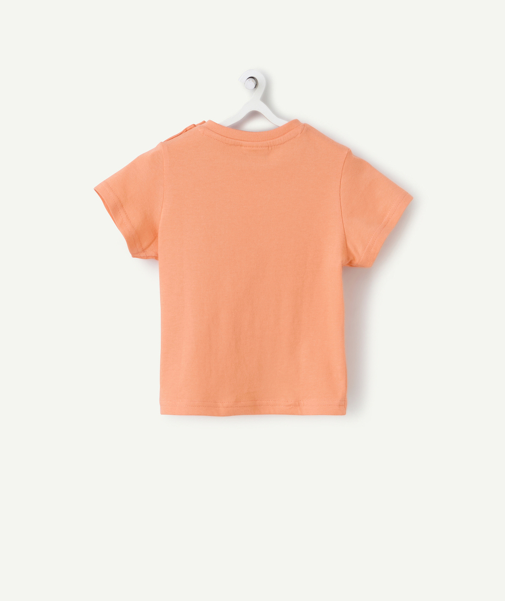 t-shirt bébé garçon en coton bio orange thème mexico