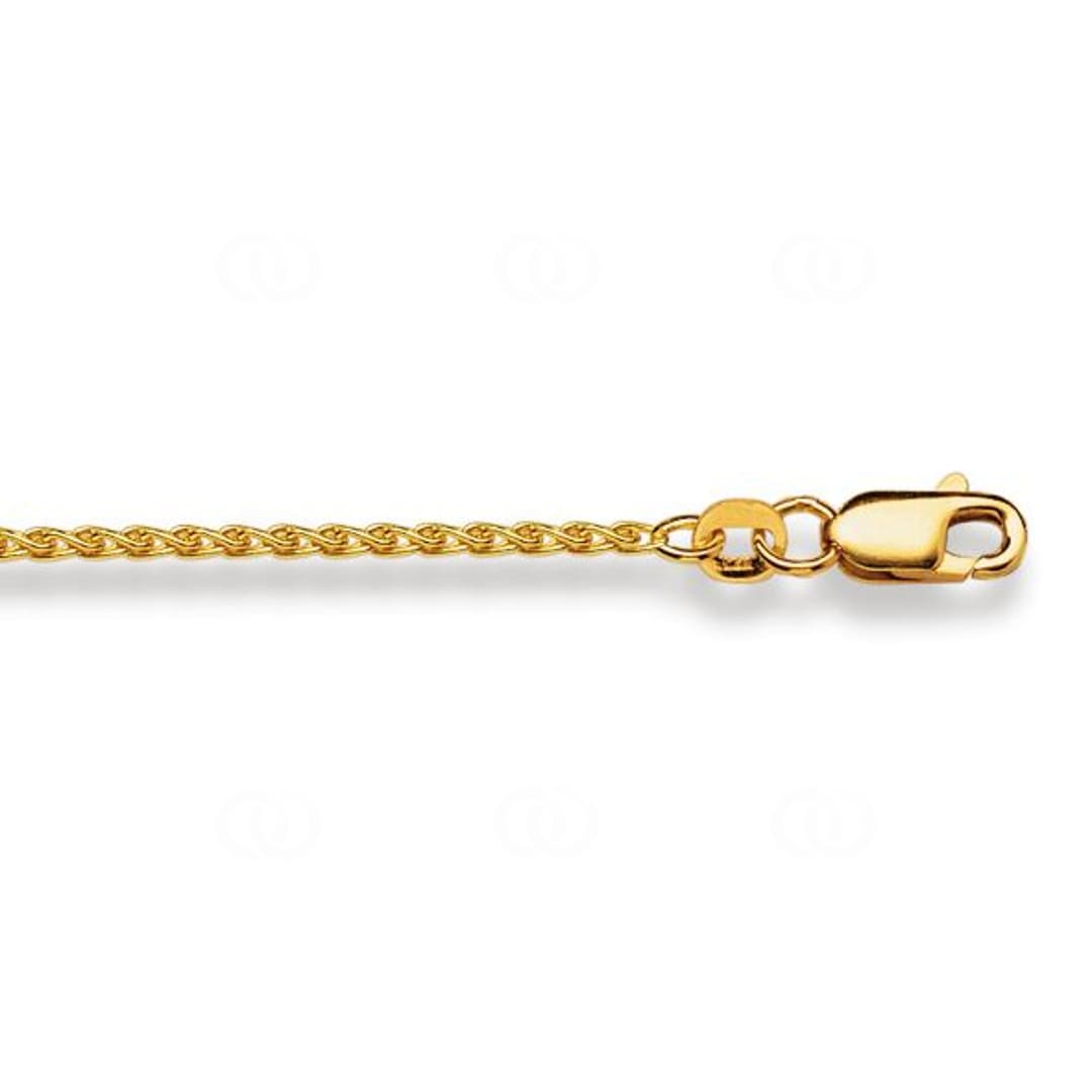 Zopfkette 750/18 K Gelbgold 1.6mm