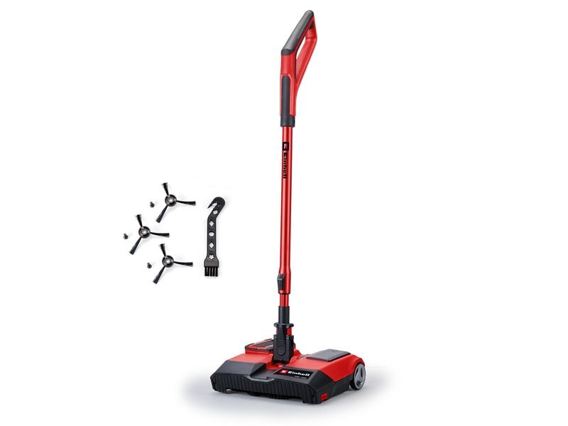 Einhell Akku-Besen TE-FS 18 Li-Solo Akku-Besen mit 250 mm breite Reinigungsbürste