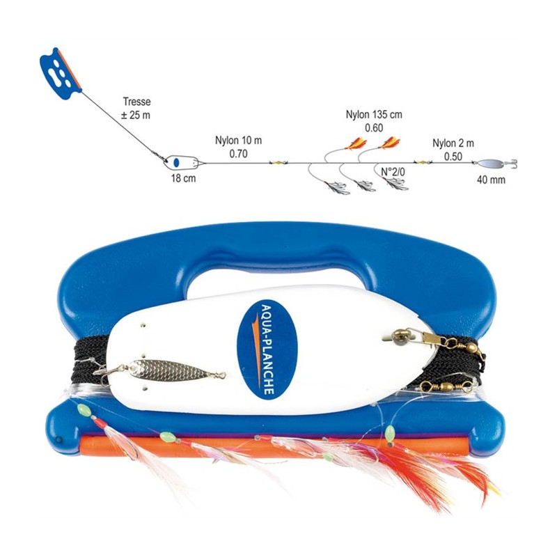 Ligne De Traine Flashmer Aqua Plumes