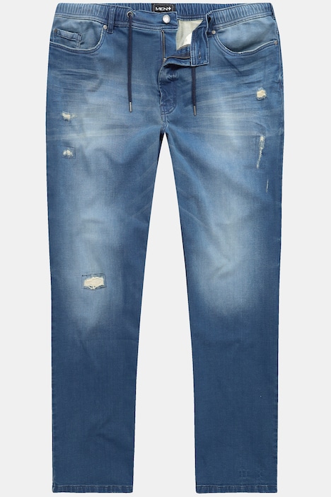 Men+ Schlupfjeans, Bauchfit, Straight Fit, 5-Pocket, bis 36/72