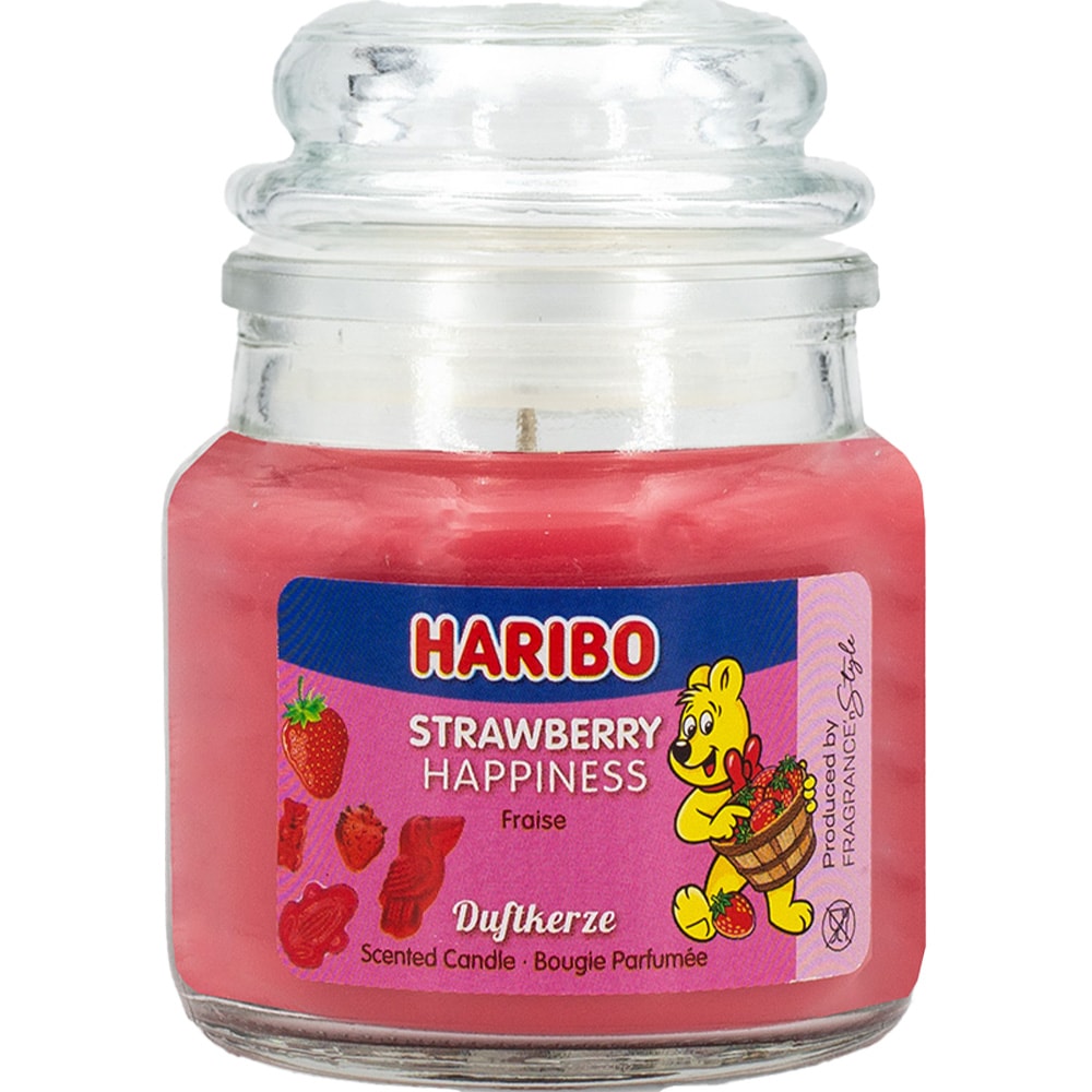 Bougie parfumée - Strawberry Happiness - Cerise & pêche - 85 g