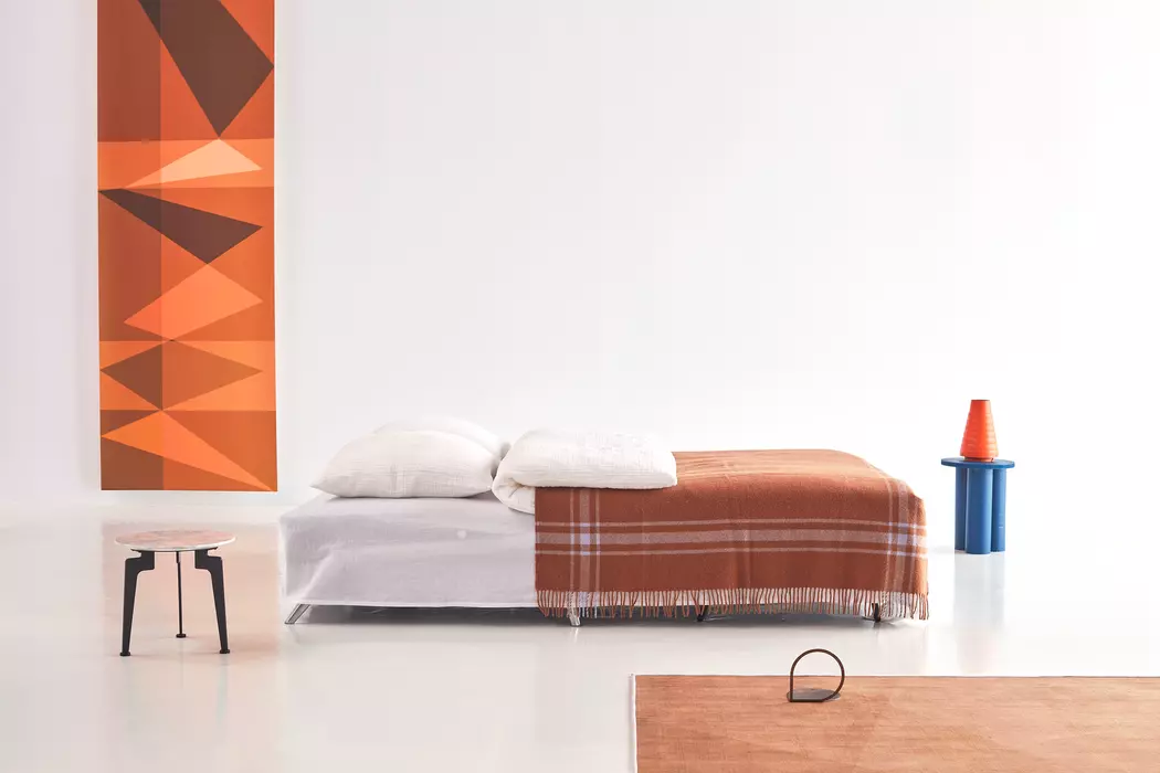 Schlafsofa Cubed Aluminium
