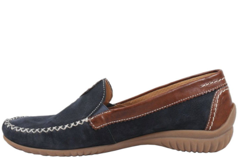 GABOR COMFORT MØRKEBLÅ NUBUCK LOAFERS