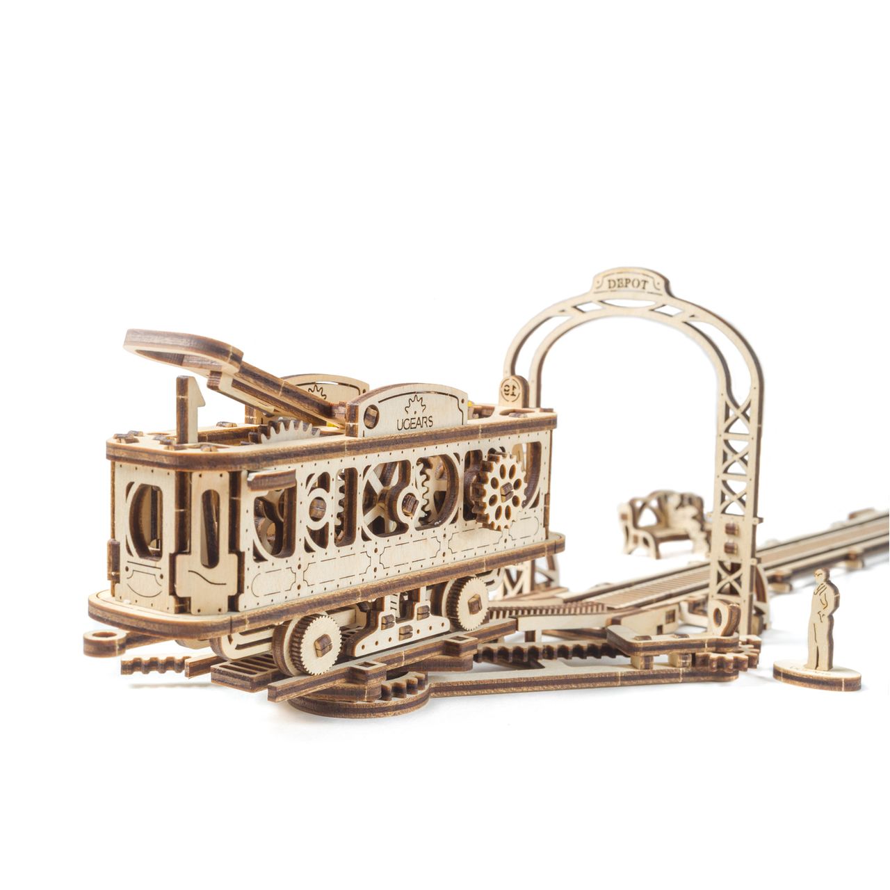 UGEARS Modellbausatz Straßenbahnlinie, Serie 