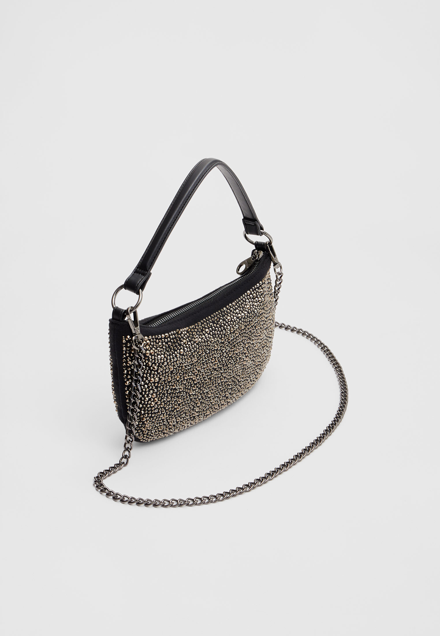 Bolsa pequena com strass