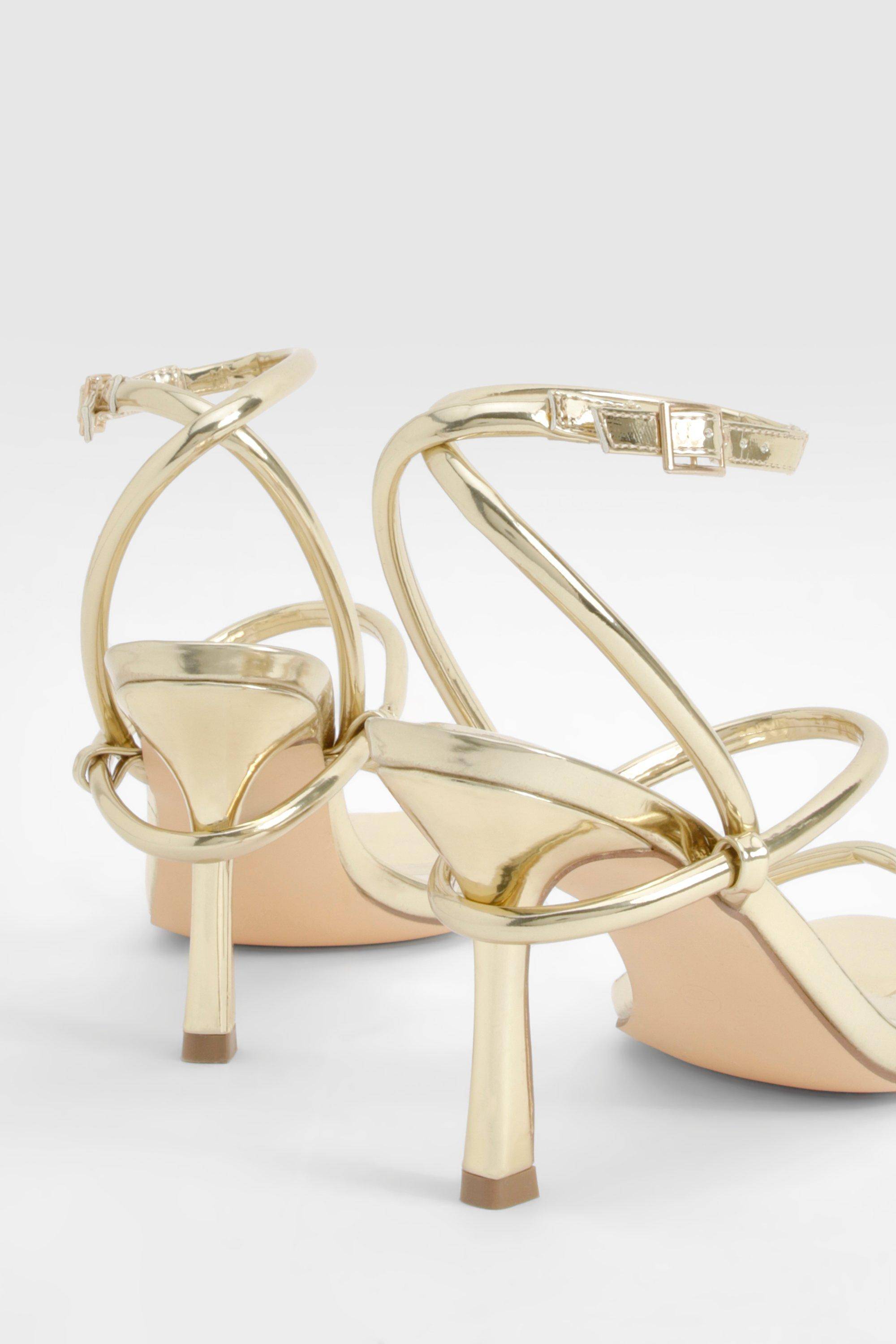 boohoo Escarpins à brides métalliques rembourrés