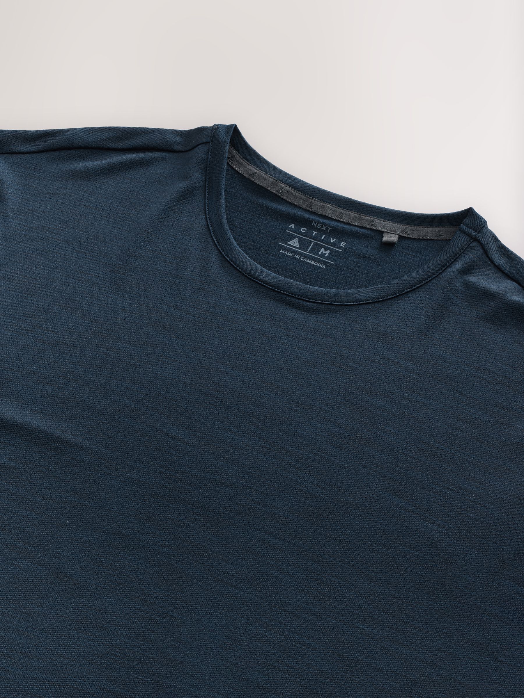 Blauw/marine - T-shirt met korte mouwen - Active Gym Trainingstop