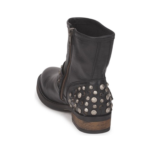 Pieces - ISADORA LEATHER BOOT - Noir