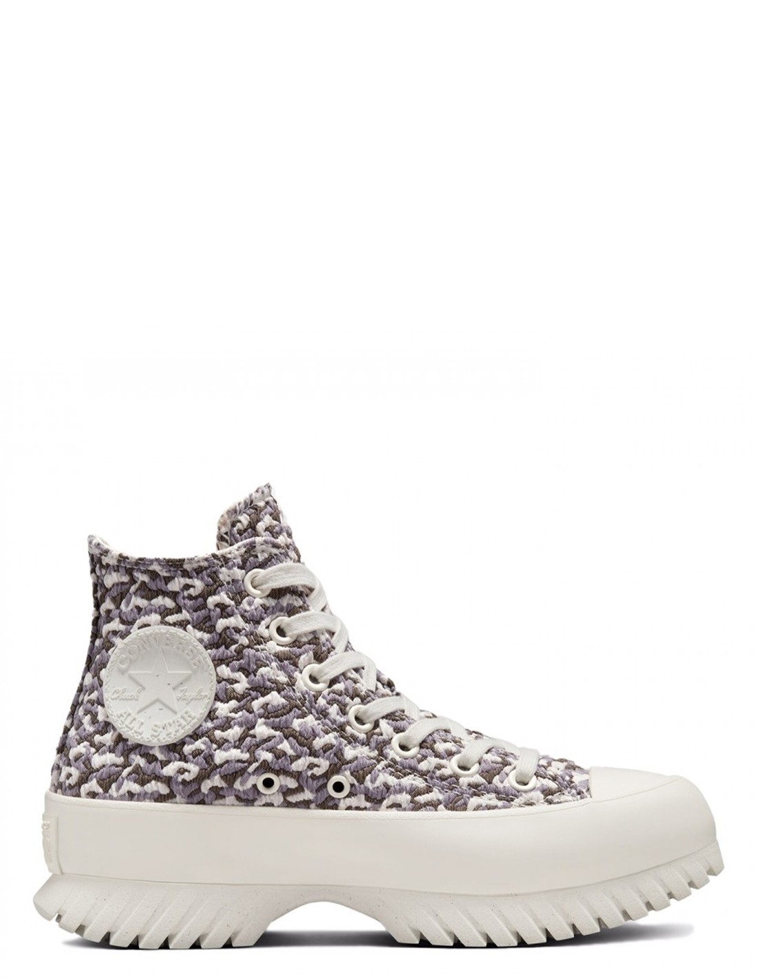 converse sneakers compensées montantes femme ctas lugged 2.0 hi leopard