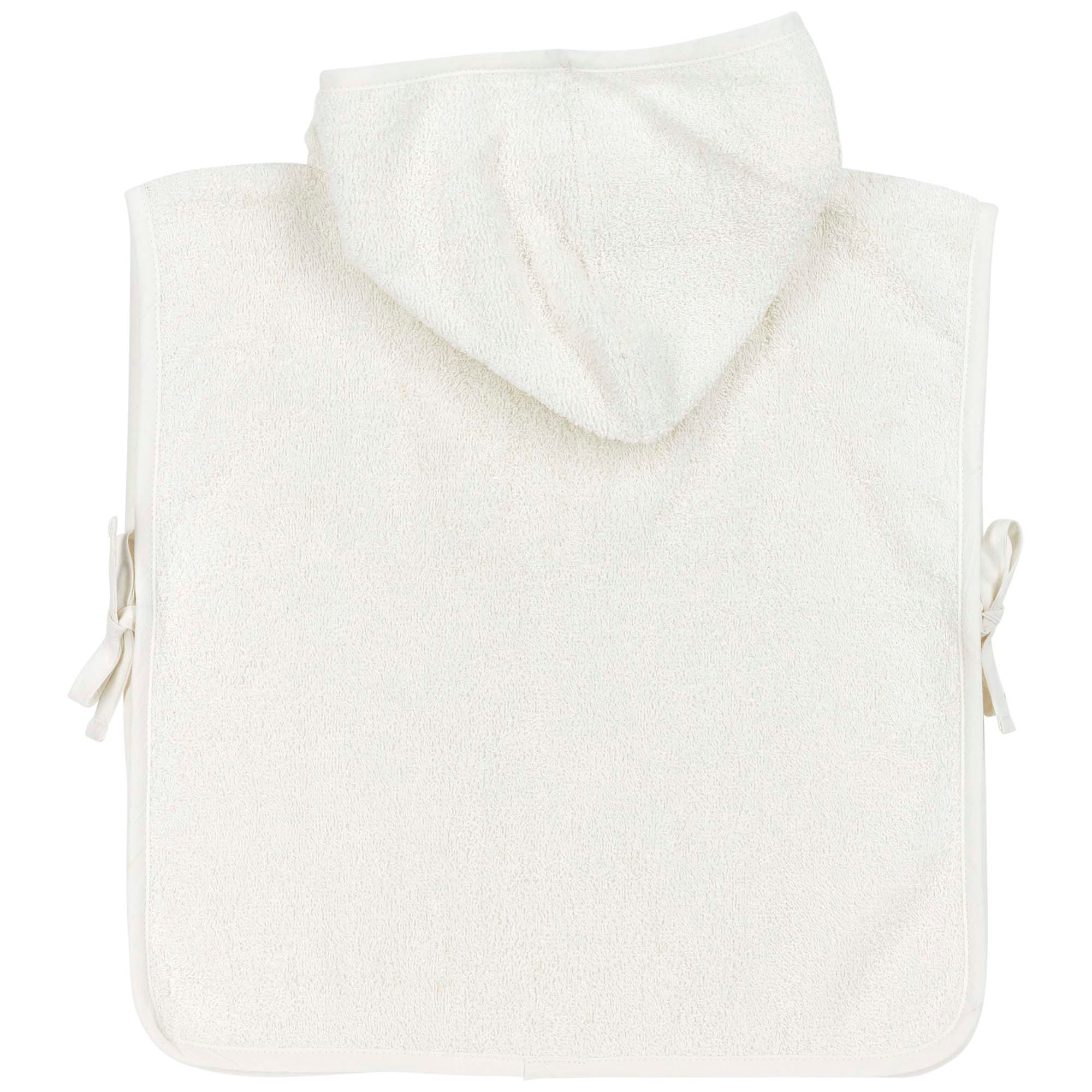 Meyco badponcho badstof wit