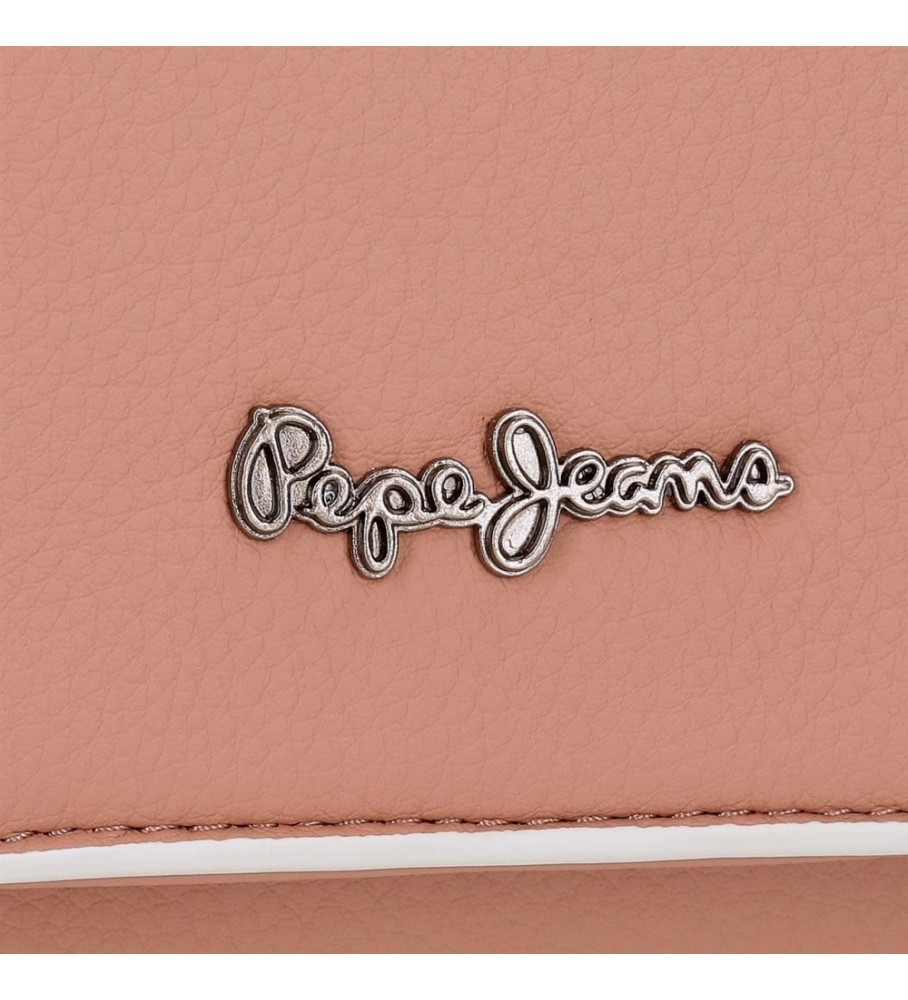 Bolsa de ombro Pepe Jeans Jeny rosa - 15x17,5x5cm -