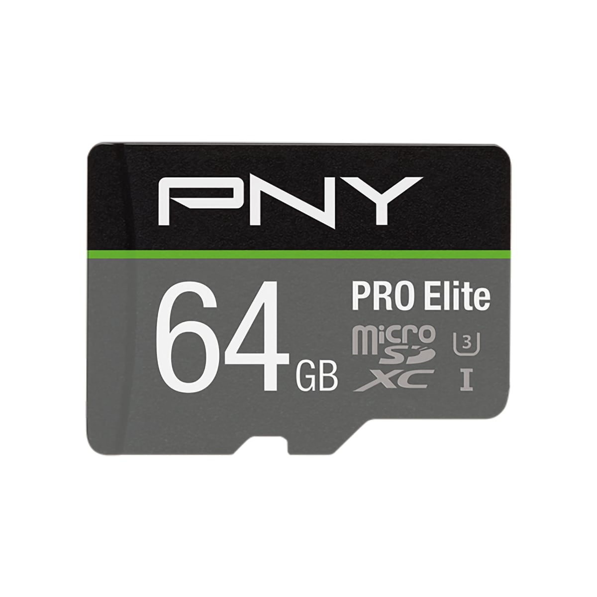 PNY PRO Elite Micro SDXC U3 V30-minnekort 64 GB