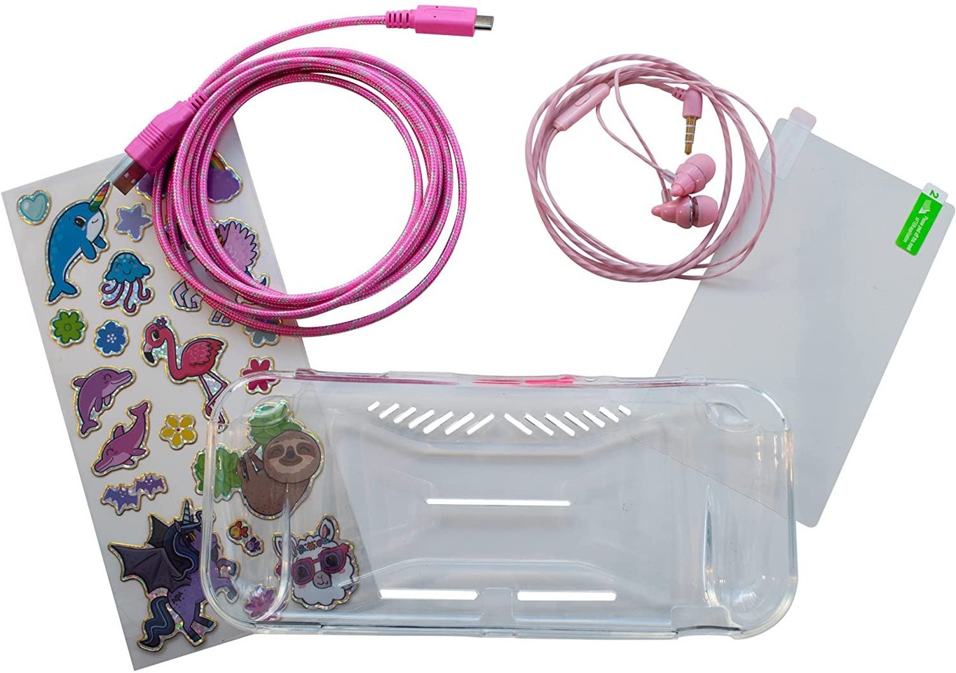 SwitchOver the Rainbow Unicorn 7-in-1 Case OLED Switch