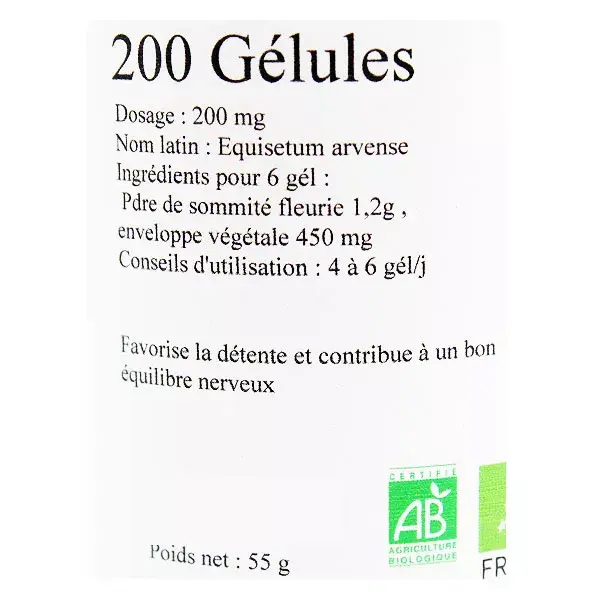 The Apothecary's Counter - Cavalinha Orgânica - 200 cápsulas