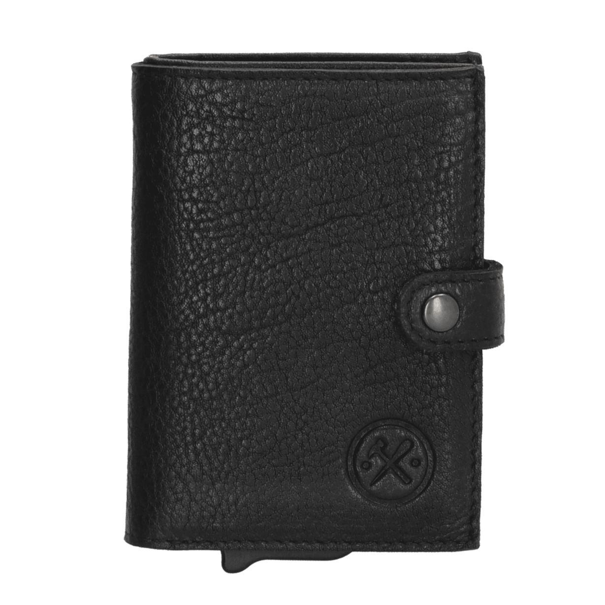 Hide & Stitches Paint Rock Safety Wallet Zwart