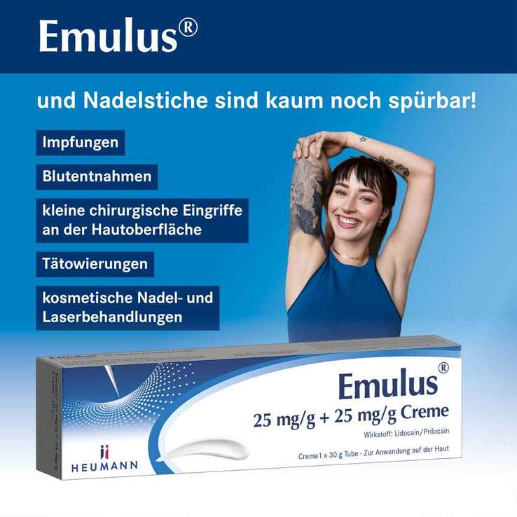 Emulus 25 mg / g + 25 mg / g Creme, 2x30 g
