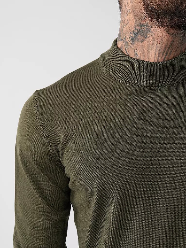 STRELLSON Pullover MAREK dunkelgrün