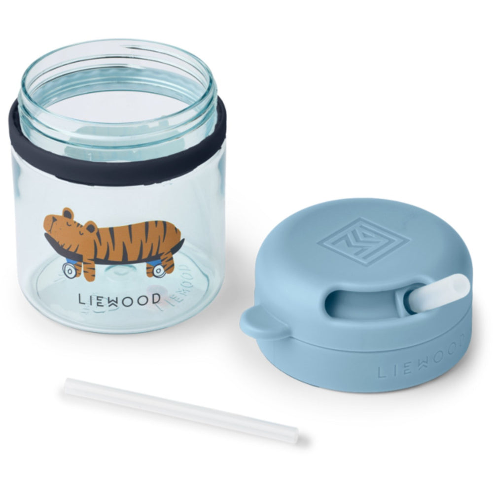 Køb LIEWOOD Fun / Beach Blue Pavia Tritan Sugerør Kop 280Ml