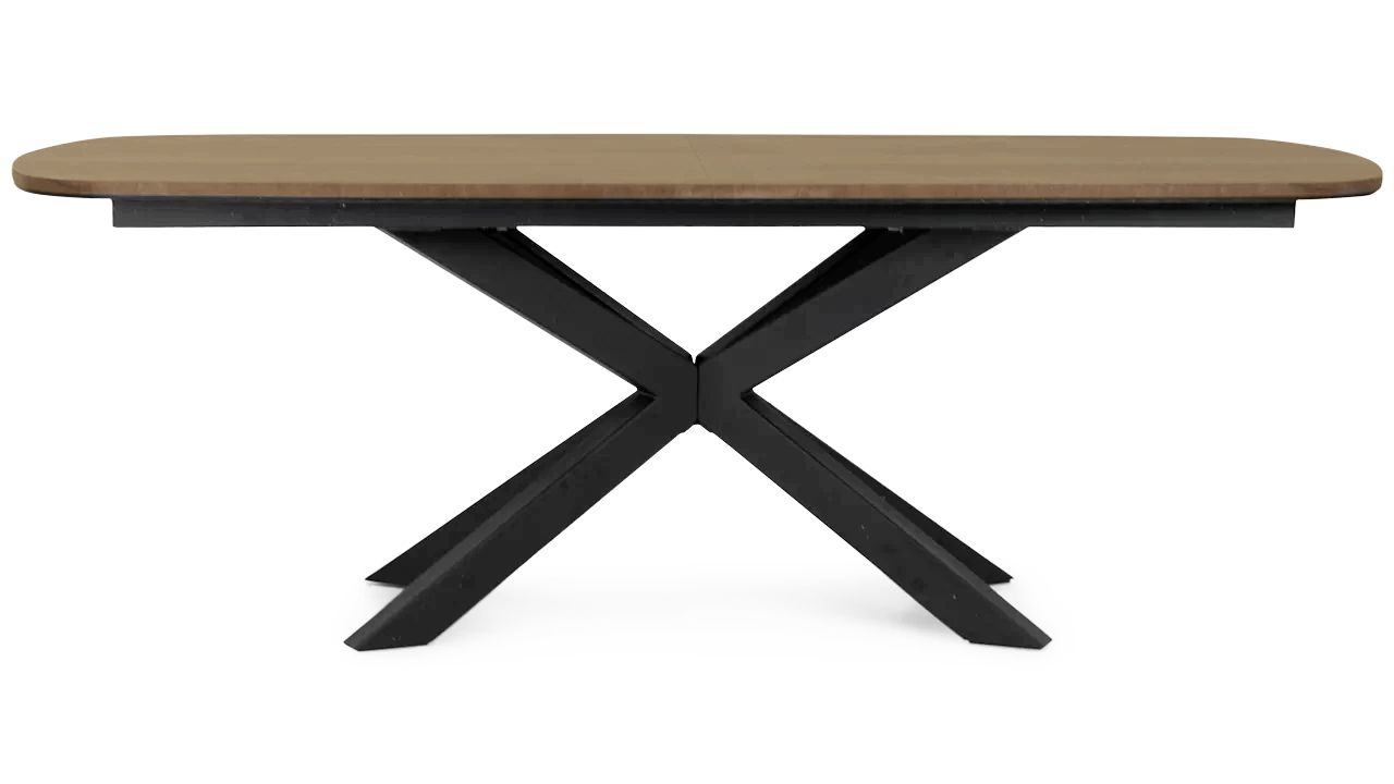 Uitschuiftafel Meranti -  Premium D100 x H76 cm