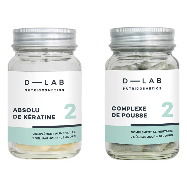 D-LAB NUTRICOSMETICS Duo Nutrition-Capillaire - 1 mois