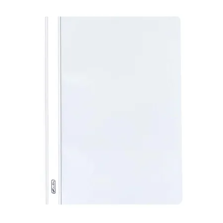 Herlitz Schnellhefter extra stabil, PP, DIN A4, weiß, 10 Stück