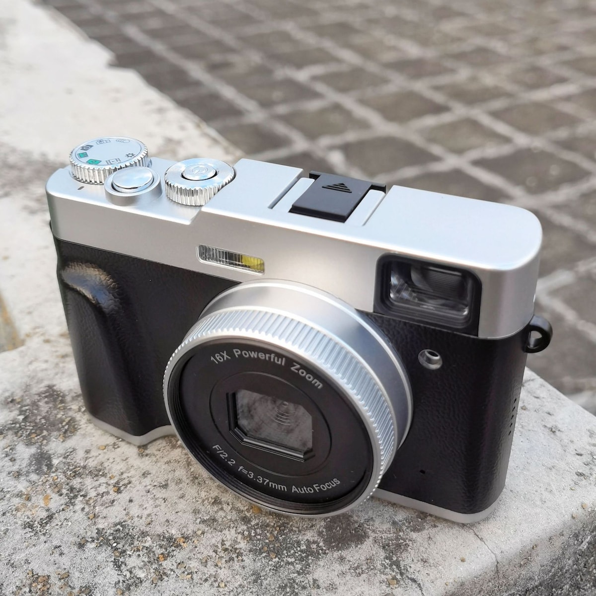 Digitalkamera 4K/48MP/16X Zoom/Autofokus/Søker/Anti-Shake Sort