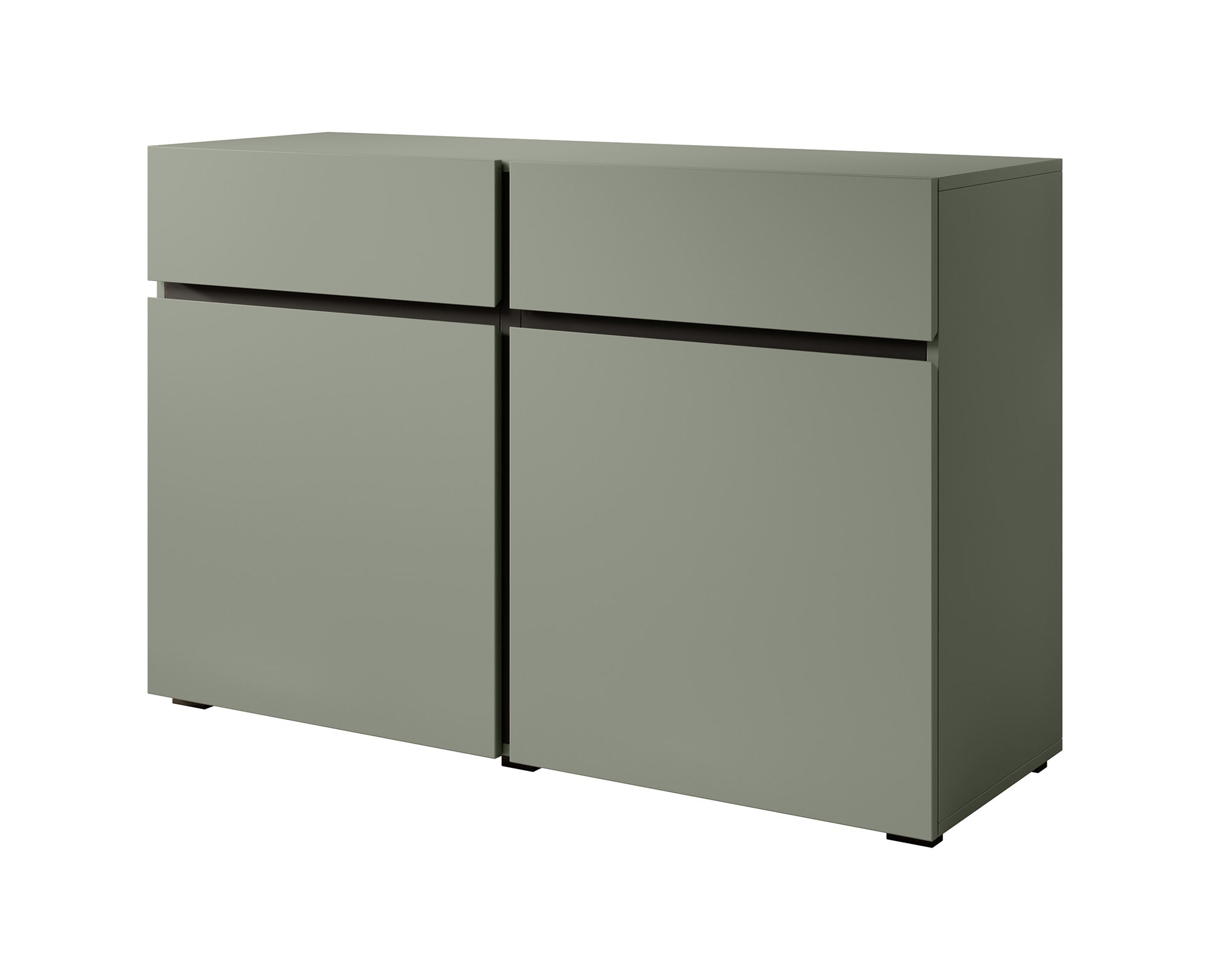 Meubella - Dressoir Cainan - Groen - 119 cm