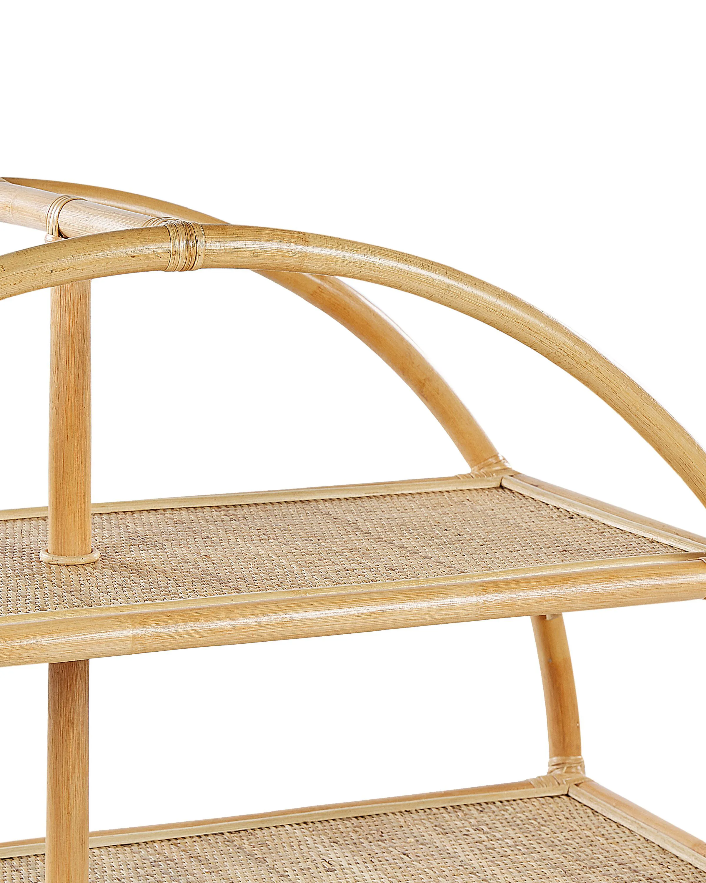 Opbergkast met 3 planken TUVALU II Rotan 109 cm Natuurlijk