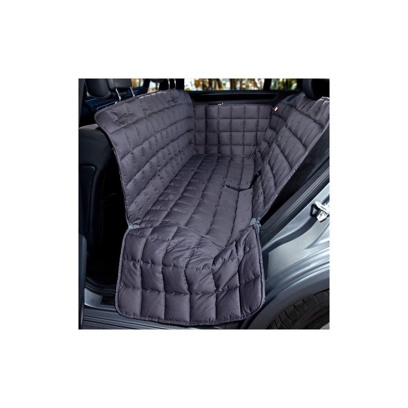 Doctor Bark Autoschondecke Rückbank 3-Sitz grau M
