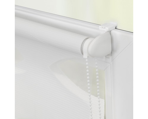 Lichtblick dubbel rolgordijn Ellipse, zonder boren, 45x150 cm, wit, inclusief klembeugels