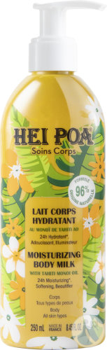 Hei Poa Lait Corps Hydratant Au Monoï De Tahiti Toutes Peaux 250ml