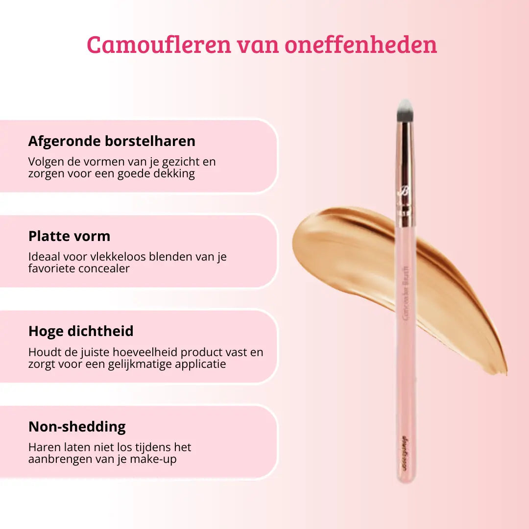 Pink & Rose Gold Concealer Brush