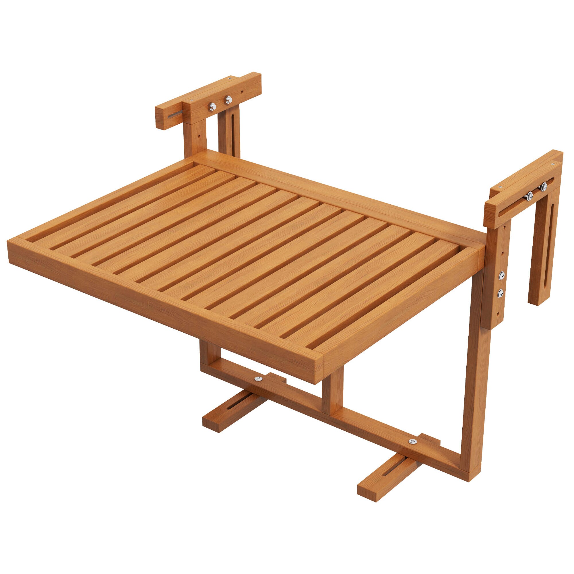 Outsunny Hängetisch mit 4 verstellbaren Positionen natur 68L x 65B x 55H cm