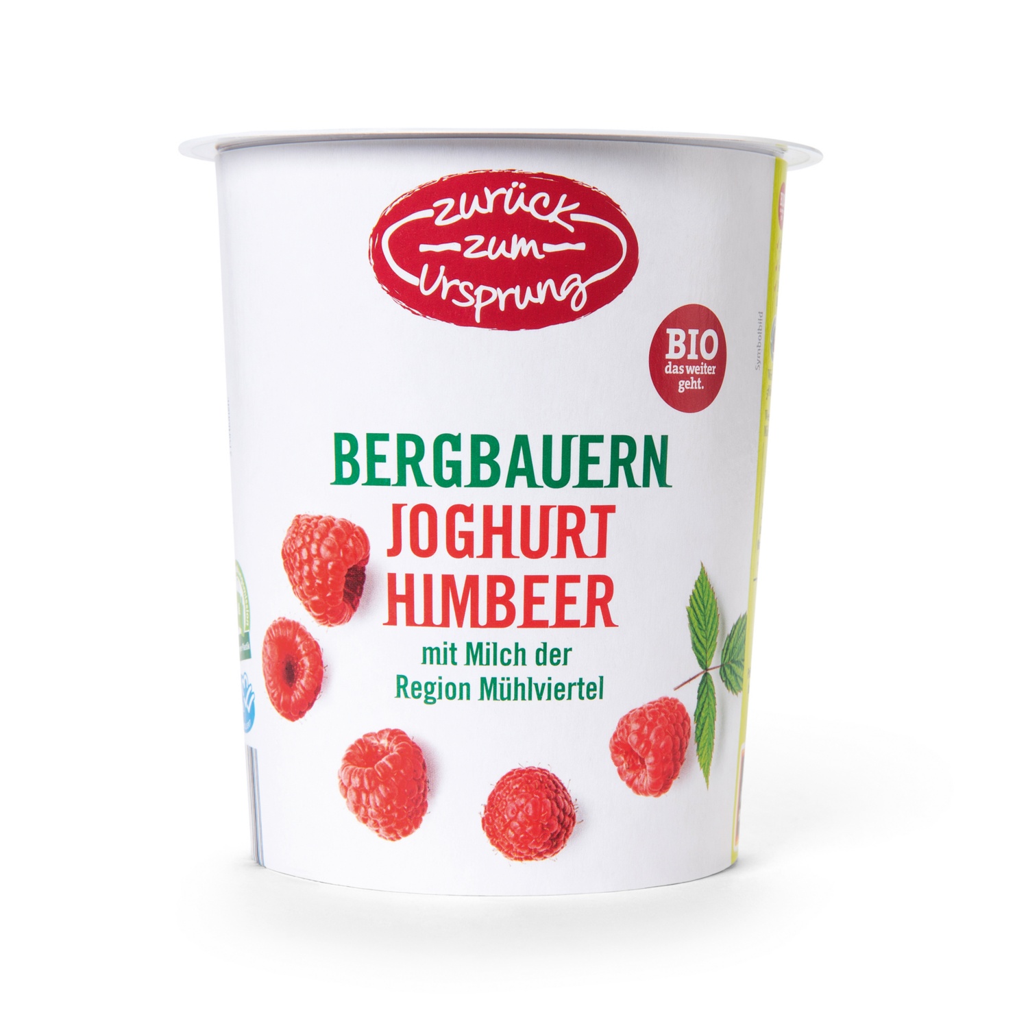 ZURÜCK ZUM URSPRUNG BIO-Bergbauern Fruchtjoghurt, Himbeere 400 g