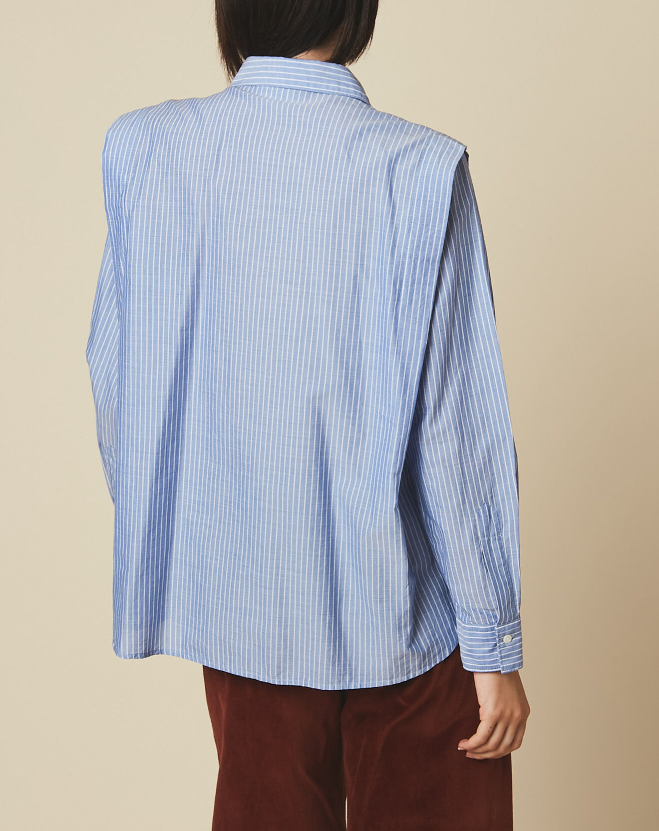 Hartford Chemise Canopy bleu stripe