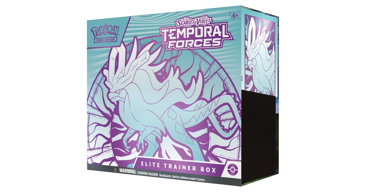 AsmodeePokémon TCG: Scarlet & Violet Temporal Forces Elite Trainer Box Verzamelkaarten  (Engels, Vanaf 2 spelers, Vanaf 6 jaar, assorti)