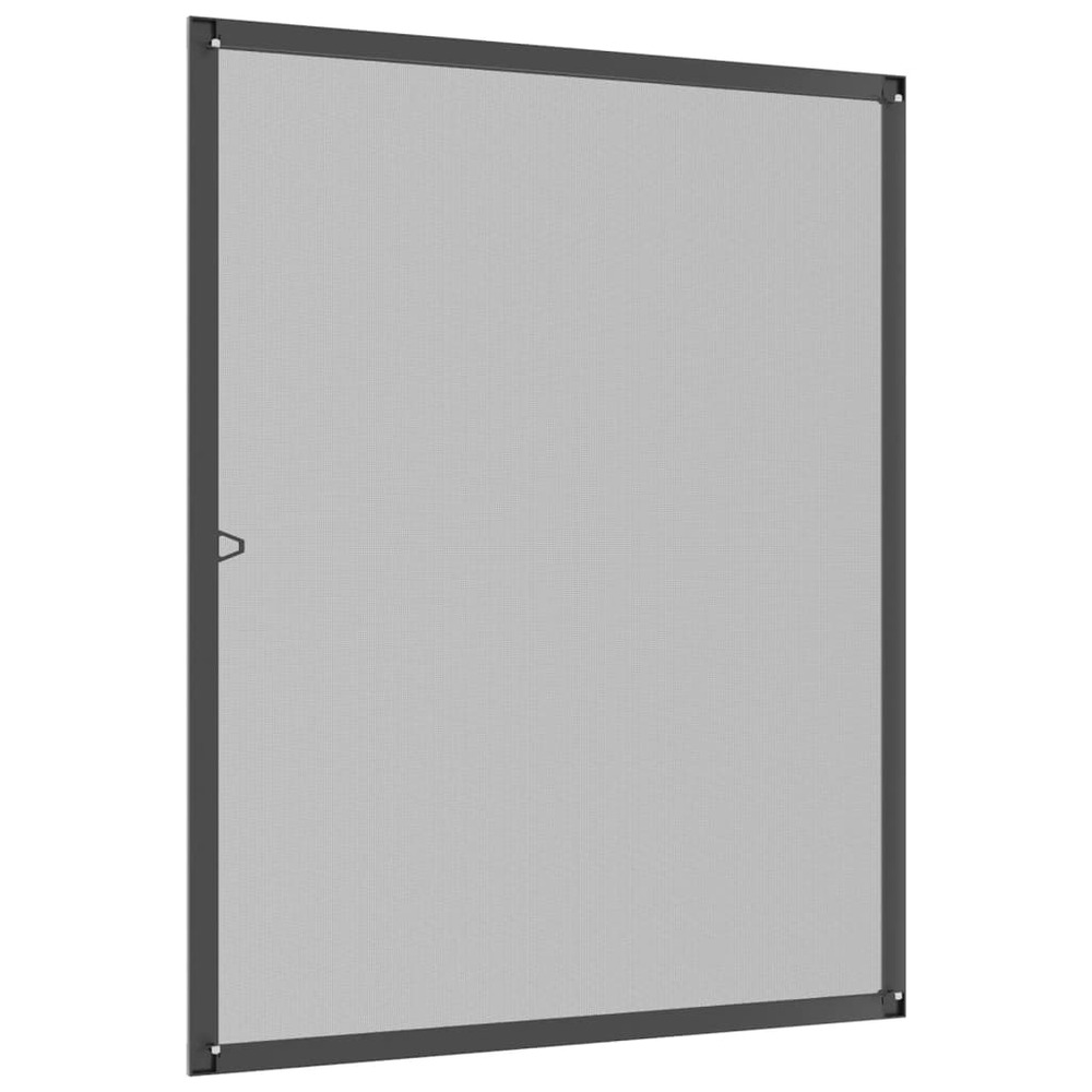 Moustiquaire pour fenêtres anthracite 100x120 cm