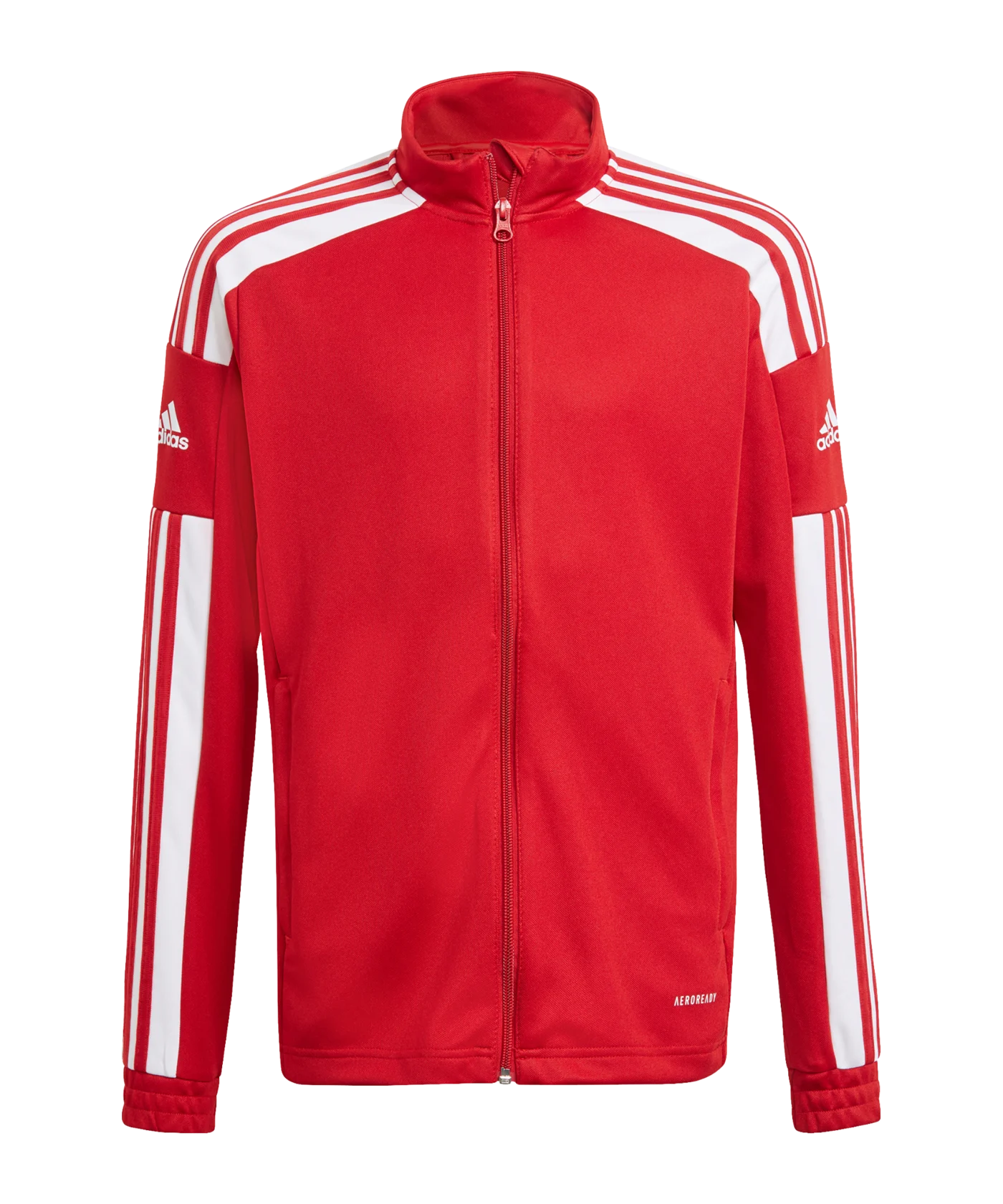 adidas Squadra 21 Trainingsjacke Kids Rot Weiss