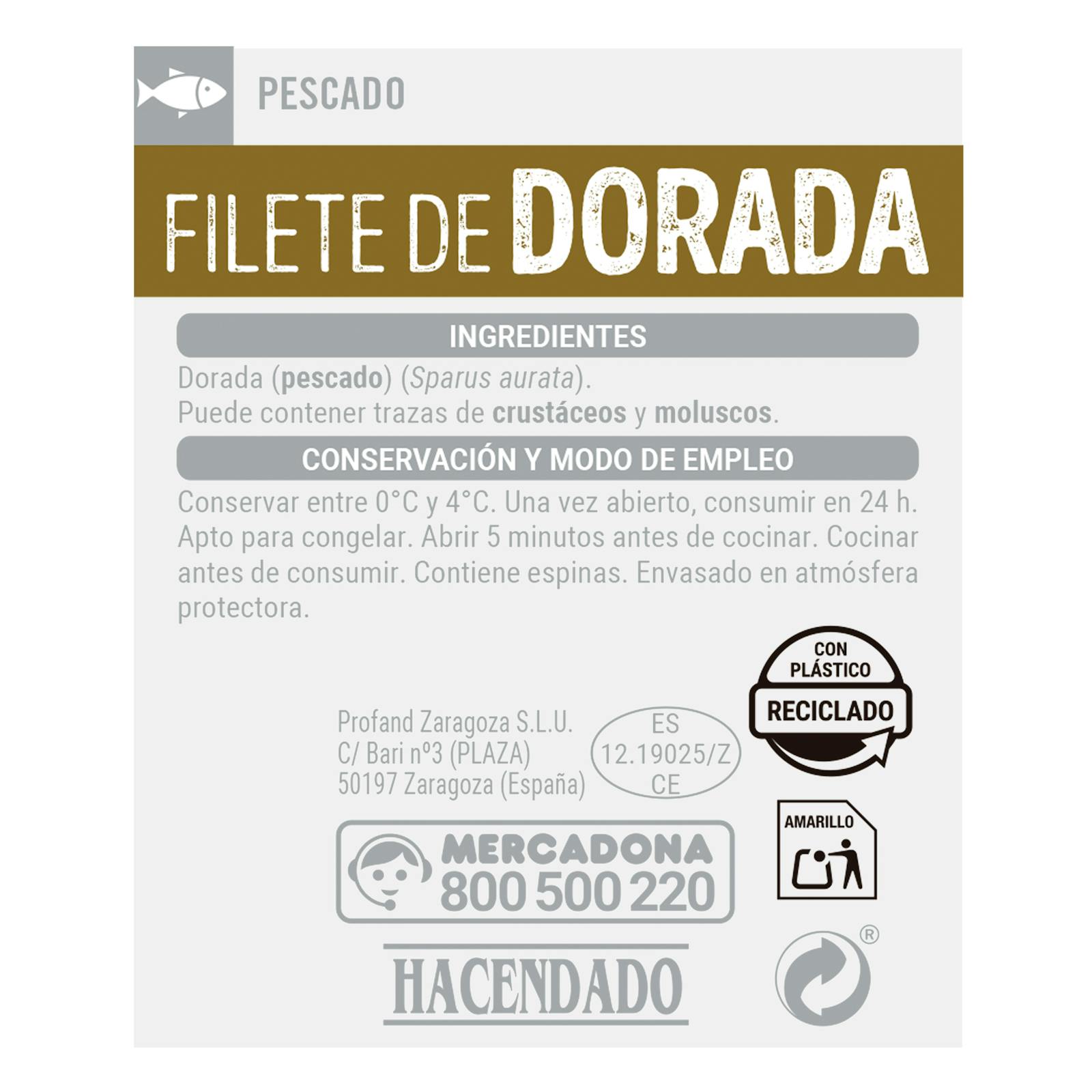 Filets de dorade