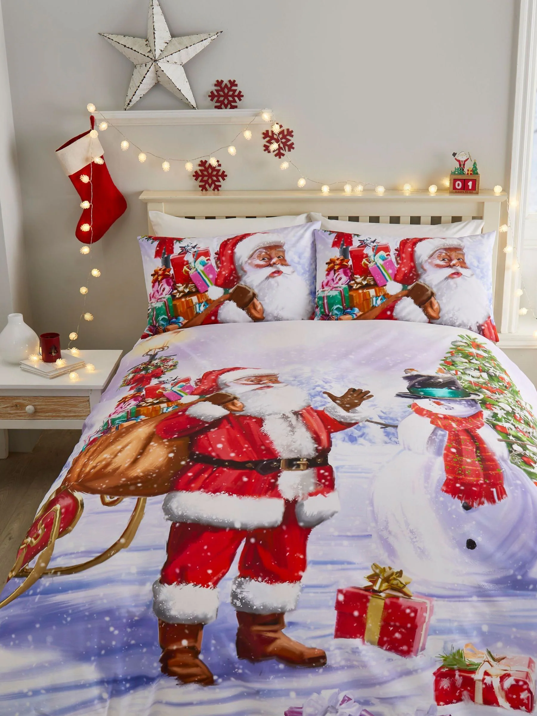 Fusion - Christmas - Dekbedovertrek- en kussensloopset