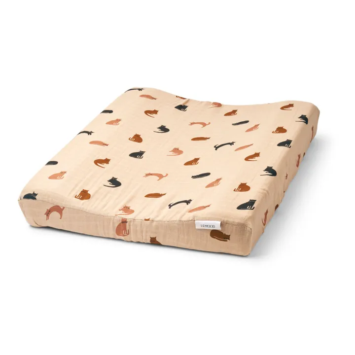 Liewood Housse de matelas à langer Cliff | Nude