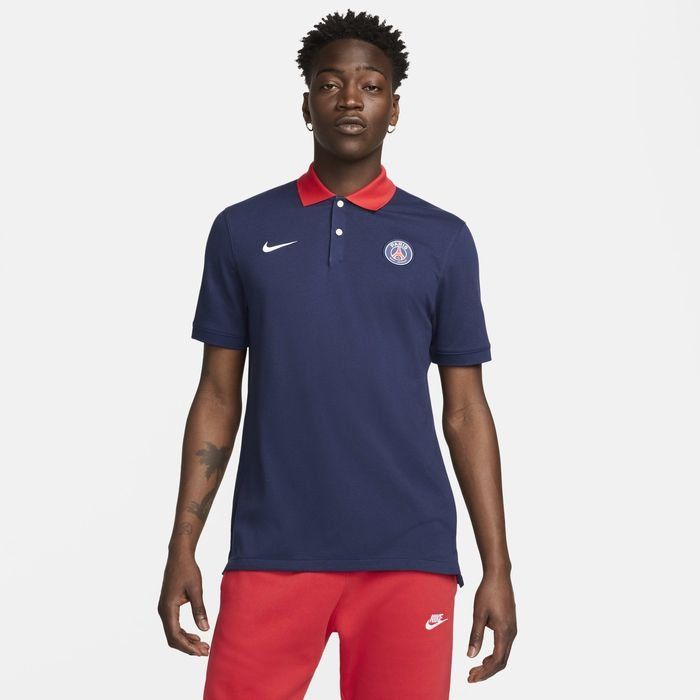 Paris Saint-Germain The Nike Polo M MIDNIGHT NAVY/UNIVERSITY RED/WHITE