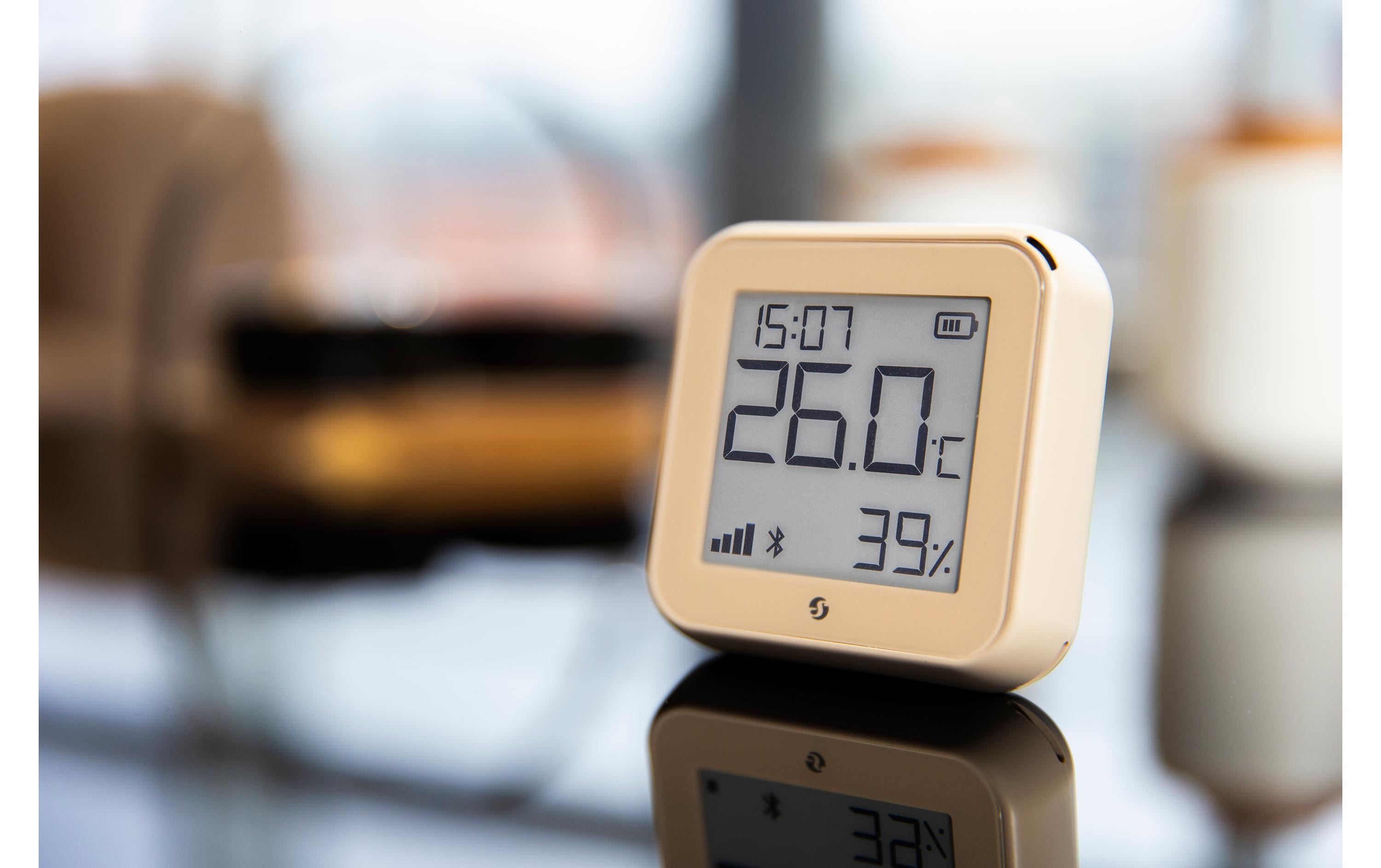 WLAN-Luftfeuchte- und Temperatursensor H&T Gen3, MochaSmart Home-Thermo-Hygrometer mit WLAN