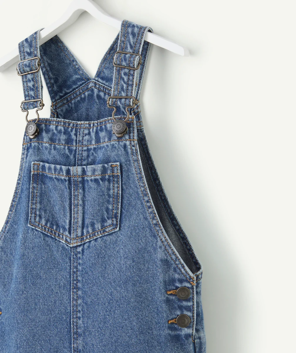 SALOPETTE EN DENIM LOW IMPACT BÉBÉ GARÇON