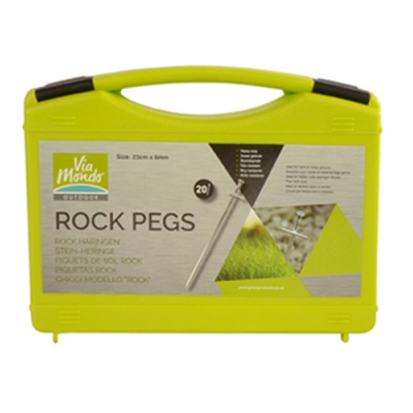 20 piquets de sols Rock en T 23cm