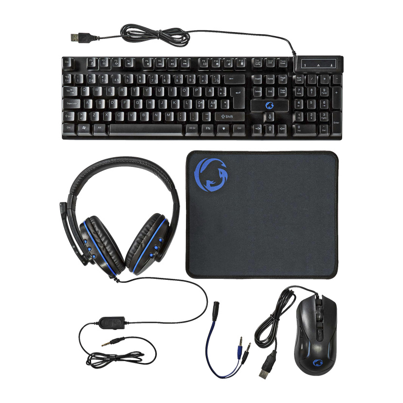 Gamingsett 5-i-1 5 deler