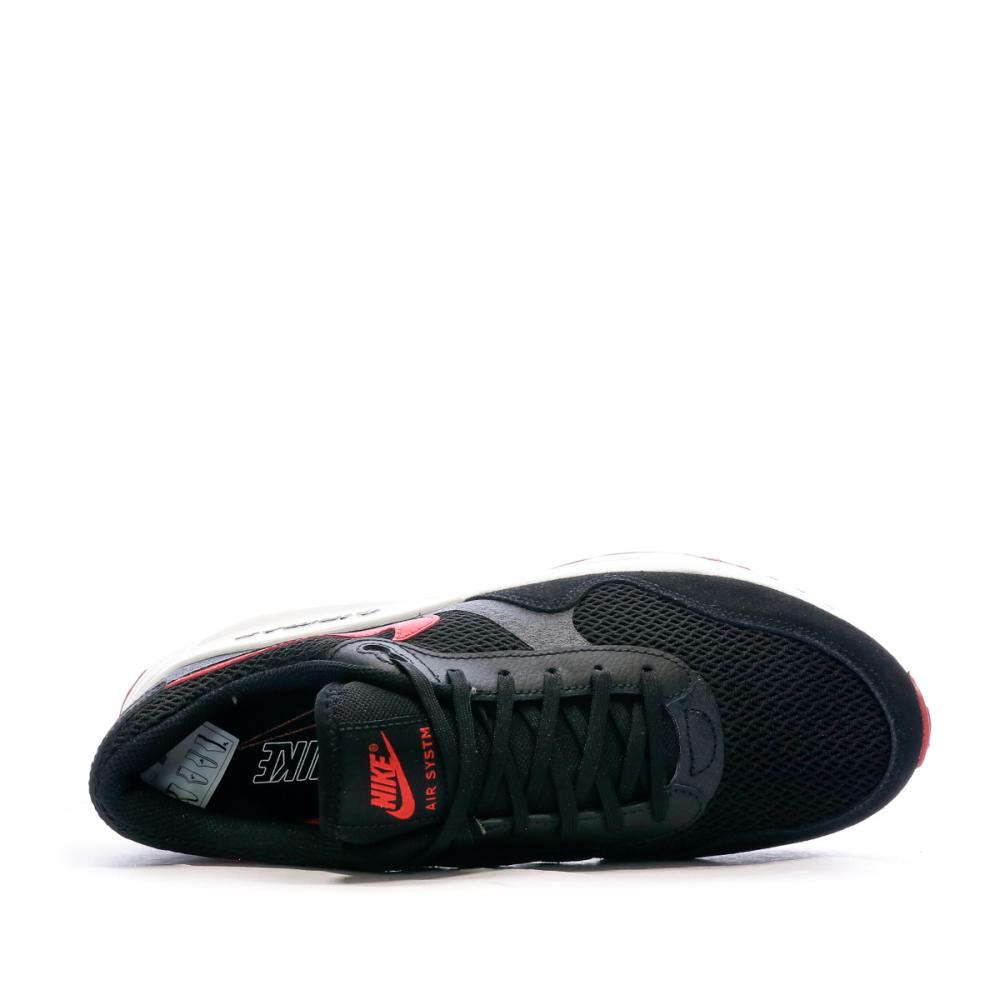 Nike Baskets Noir/Rouge Homme Nike Air Max Systm