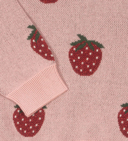 Konges Sløjd Bluse - Strick - Lapis Lurex - Strawberry